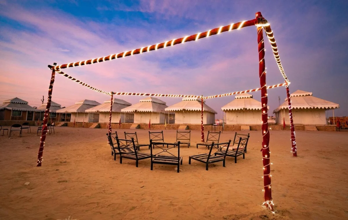Desert camp in Jaisalmer