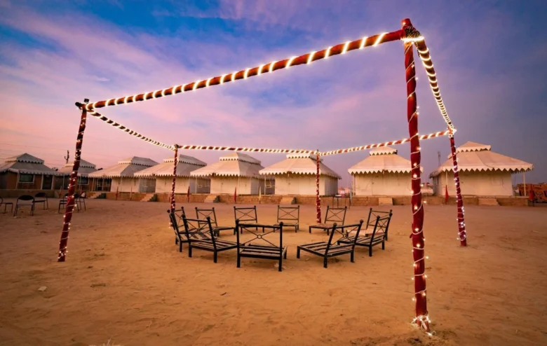 Desert camp in Jaisalmer