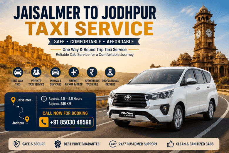 Jaisalmer To Jodhpur Taxi Service